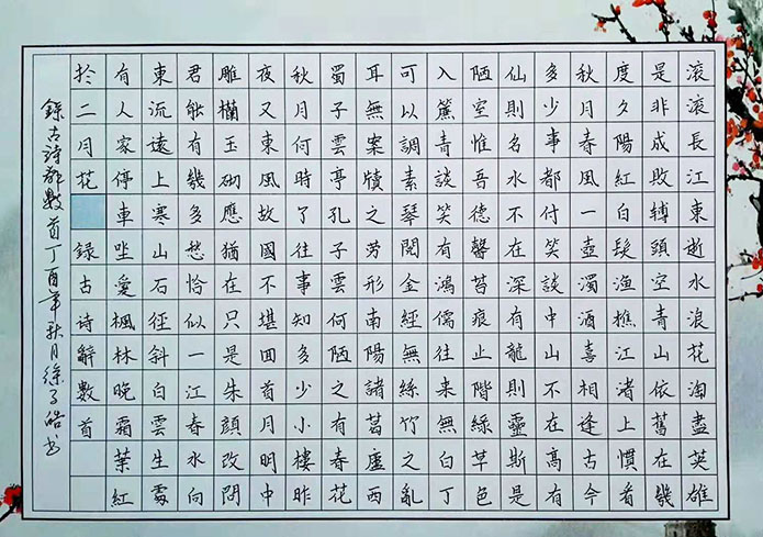 硬笔书法(图1)